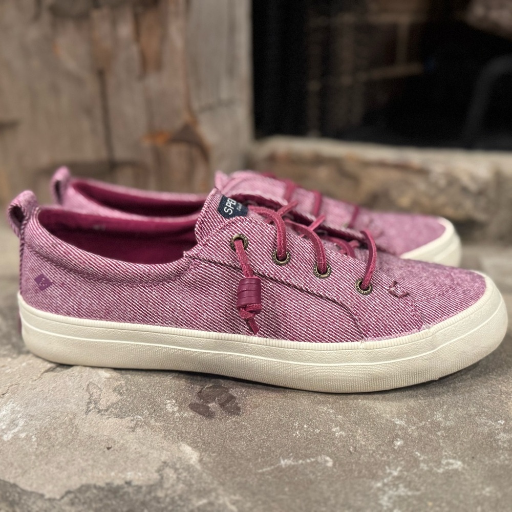 Sperry Women's Sneakers in Purple and Cream